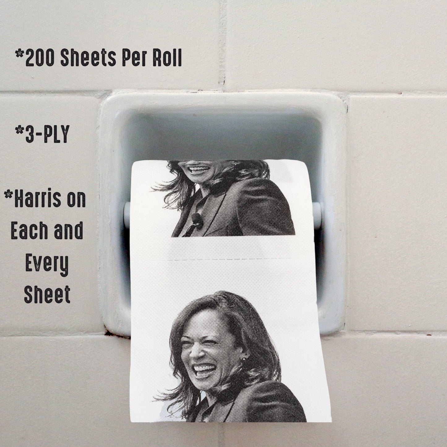 Kamala Harris Toilet Paper Rolls | 10-Pack - LiberTee Shirts