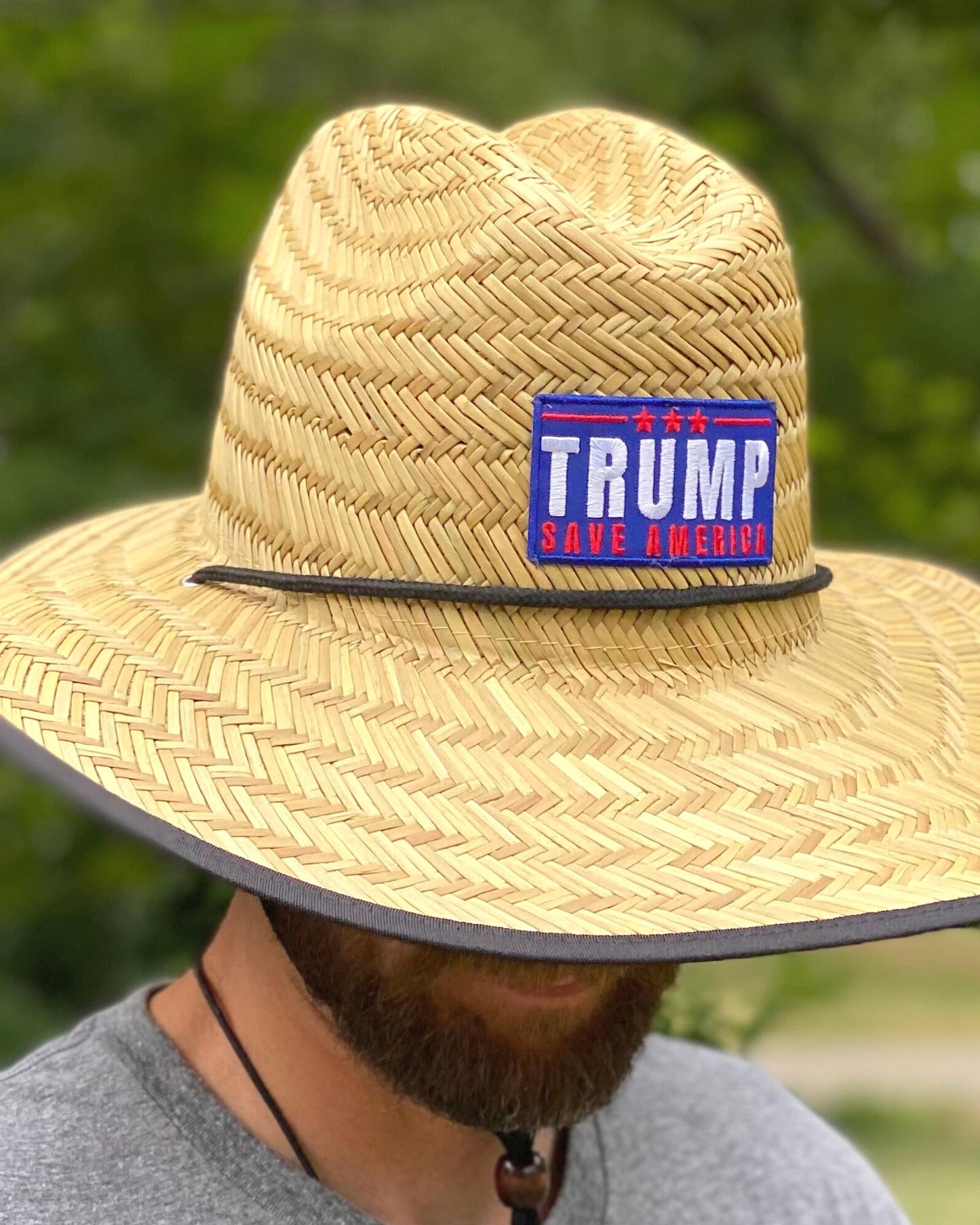Trump 2024 Save America Straw Sun Hat - 2 Hats - LiberTee Shirts