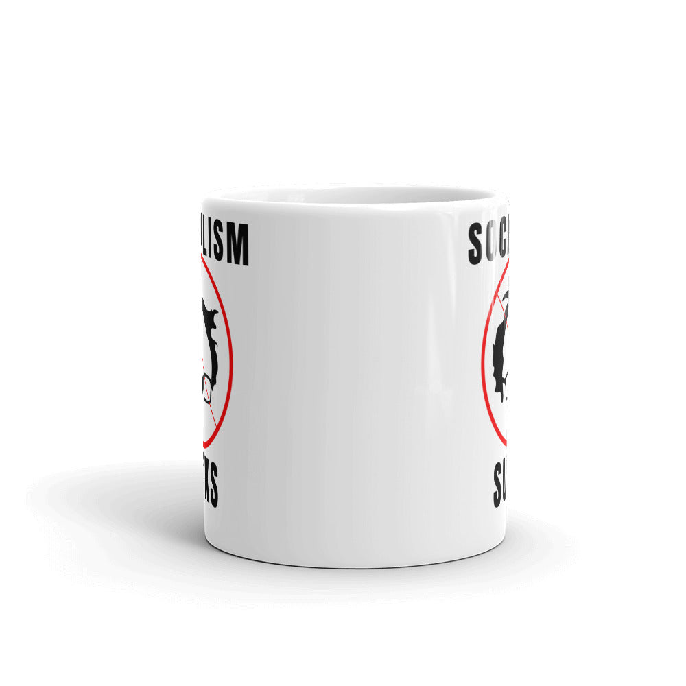 Socialism Sucks Mug - LiberTee Shirts
