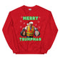 Merry Trumpmas Taking out the Garbage Ugly Christmas Sweatshirt - LiberTee Shirts