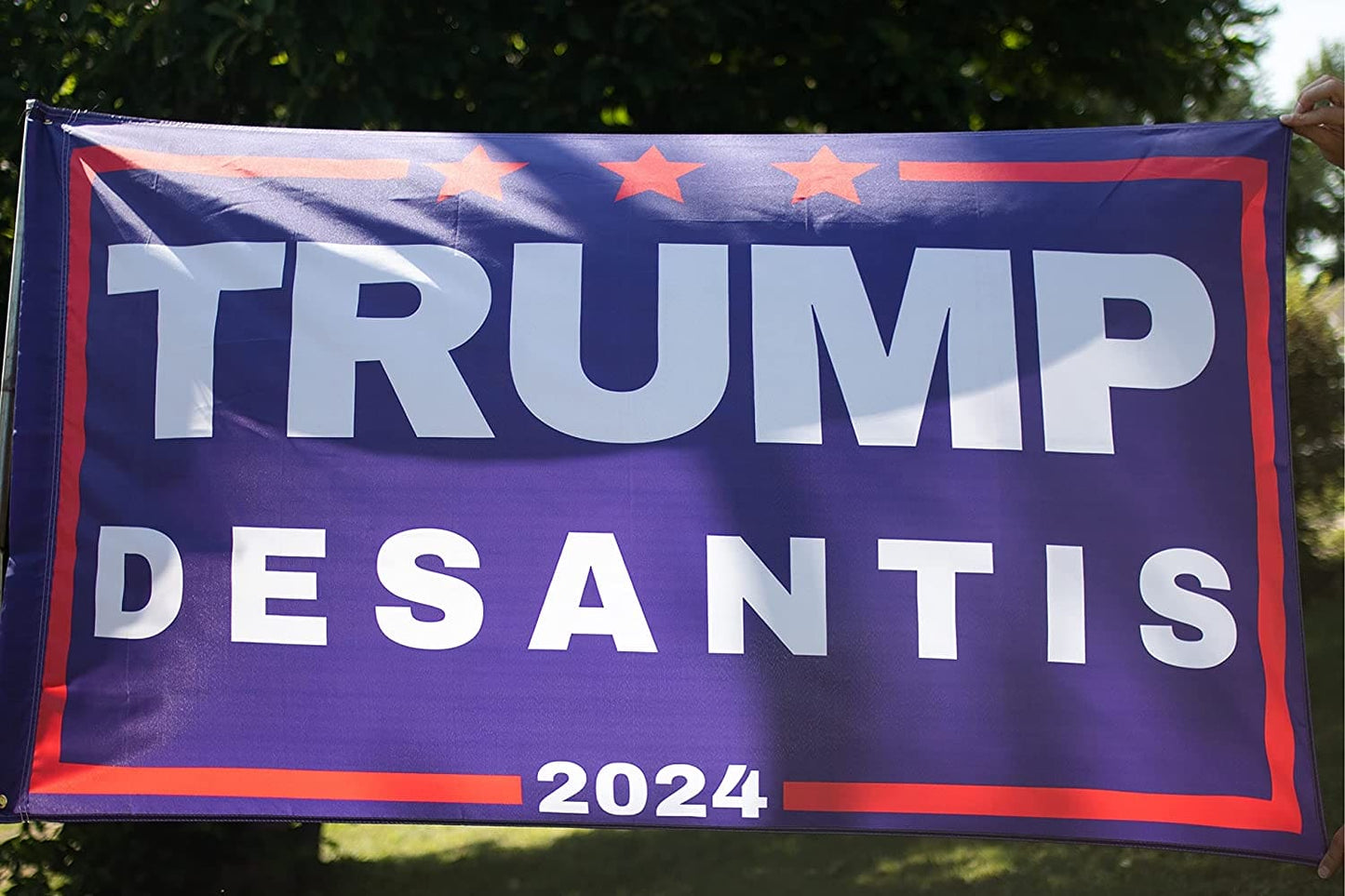 Trump DeSantis '24 3x5 Wall Flag - LiberTee Shirts