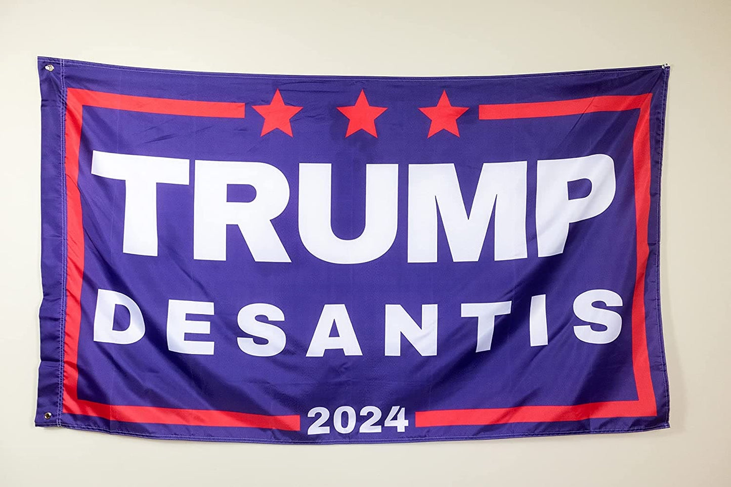 Trump DeSantis '24 3x5 Wall Flag - LiberTee Shirts