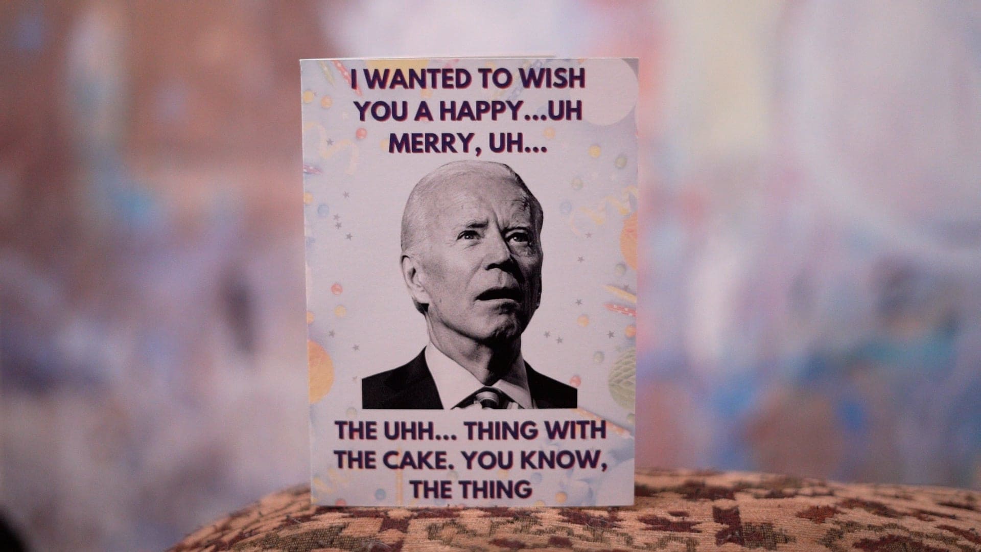 Funny Joe Biden Uh Uh Birthday Card - LiberTee Shirts