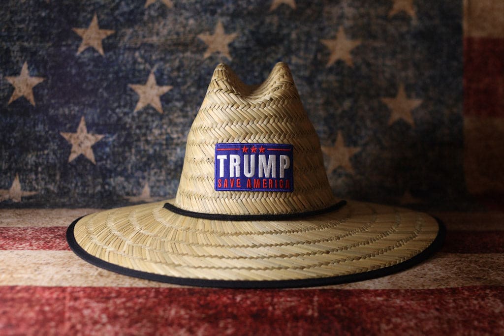 Trump 2024 Save America Straw Sun Hat - 2 Hats - LiberTee Shirts