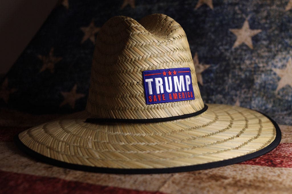 Trump 2024 Save America Straw Sun Hat - 2 Hats - LiberTee Shirts