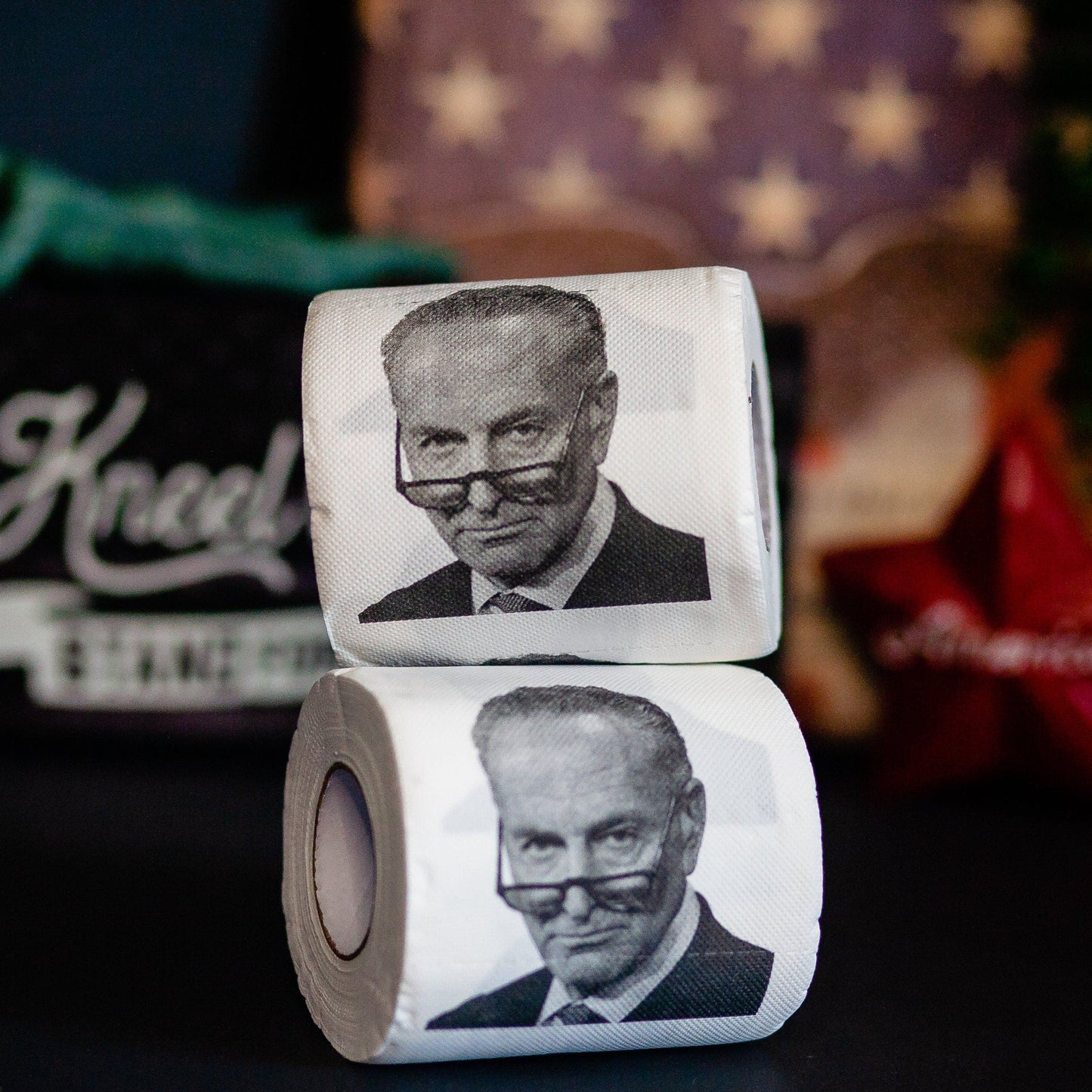Chuck The Schmuck Schumer Toilet Paper Rolls | 2-Pack - LiberTee Shirts