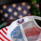 Trump DeSantis 2024 American Flag Back Mesh Trucker Hat - LiberTee Shirts
