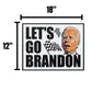 Let's Go Brandon Yard Sign - LiberTee Shirts