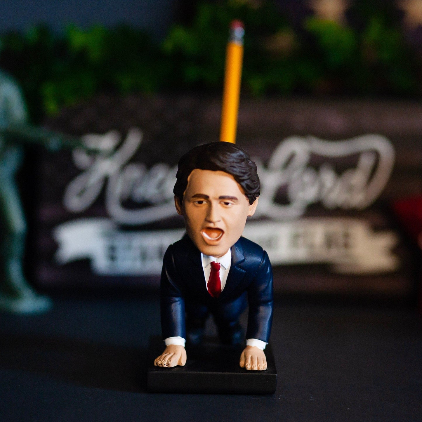 Canada PM Justin Trudeau Pencil Holder Bobble - 2 Pieces - LiberTee Shirts