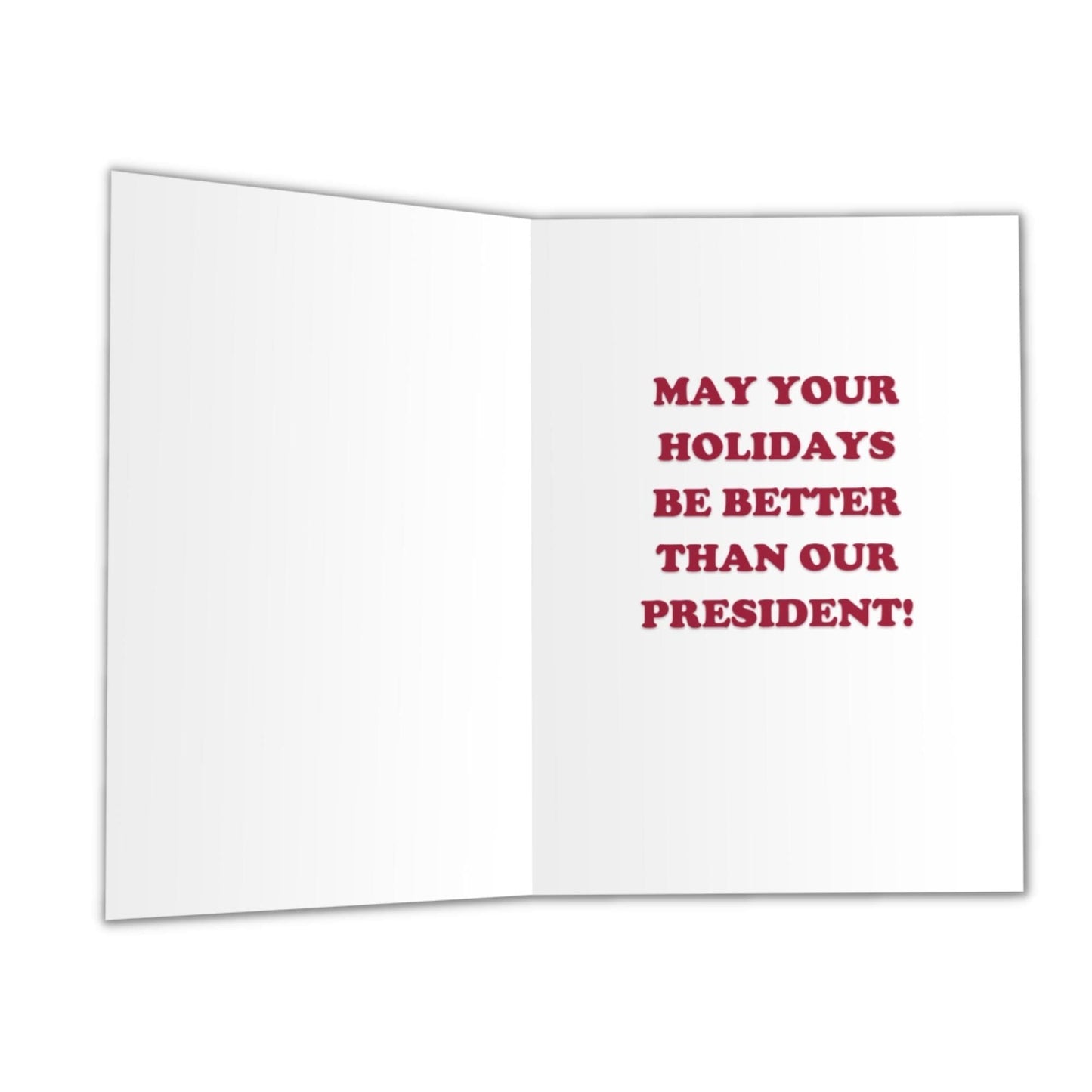 Let's Go Brandon Anti-Biden Christmas Card - LiberTee Shirts