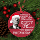 Funny Joe Biden Mumbling Christmas Ornament | Anti-Biden Hanging Ornament with Funny Quote