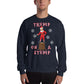 Trump On A Stump Christmas Sweater - LiberTee Shirts
