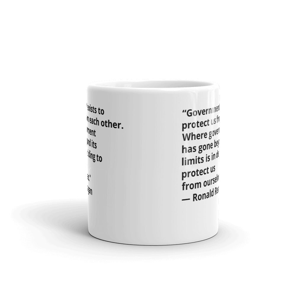 Reagan quote government protects - LiberTee Shirts