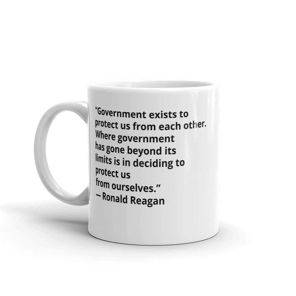 Reagan quote government protects - LiberTee Shirts