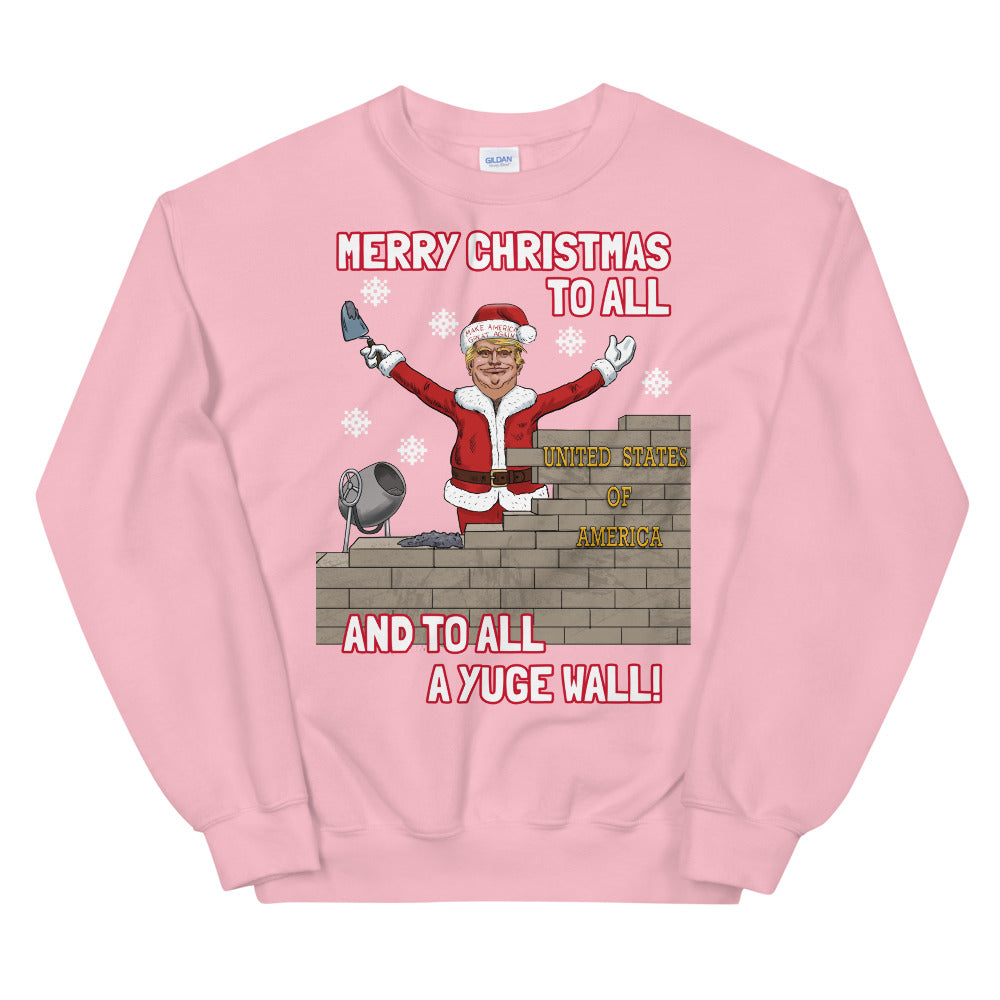 YUGE WALL CHRISTMAS 19 - LiberTee Shirts