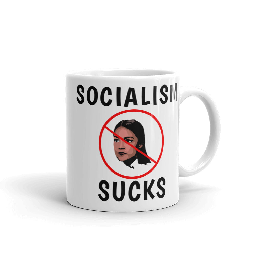 Socialism Sucks Cortez Mug - LiberTee Shirts