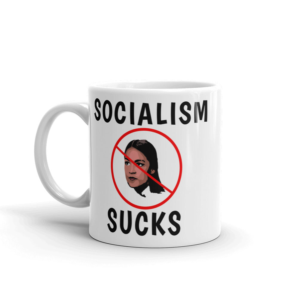 Socialism Sucks Cortez Mug - LiberTee Shirts