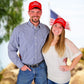 Donald Trump Red Save America Hat for Republicans and President Supporters - 2 Caps - LiberTee Shirts