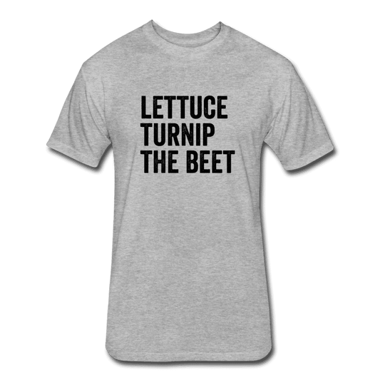 Lettuce Turnip The Beet Spod shirt - heather gray