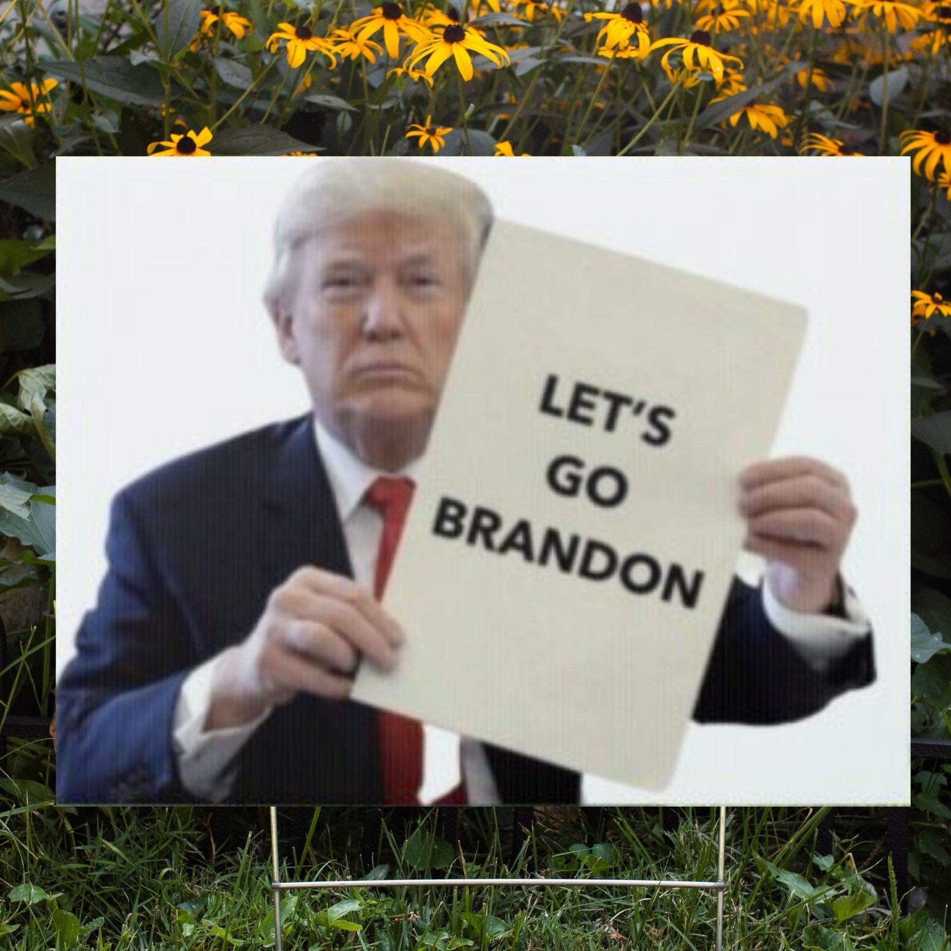 Let's Go Brandon Yard Sign - LiberTee Shirts