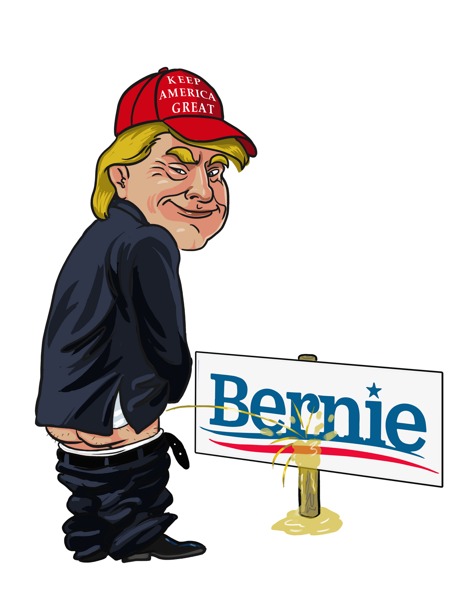 Trump Car Decal - LiberTee Shirts