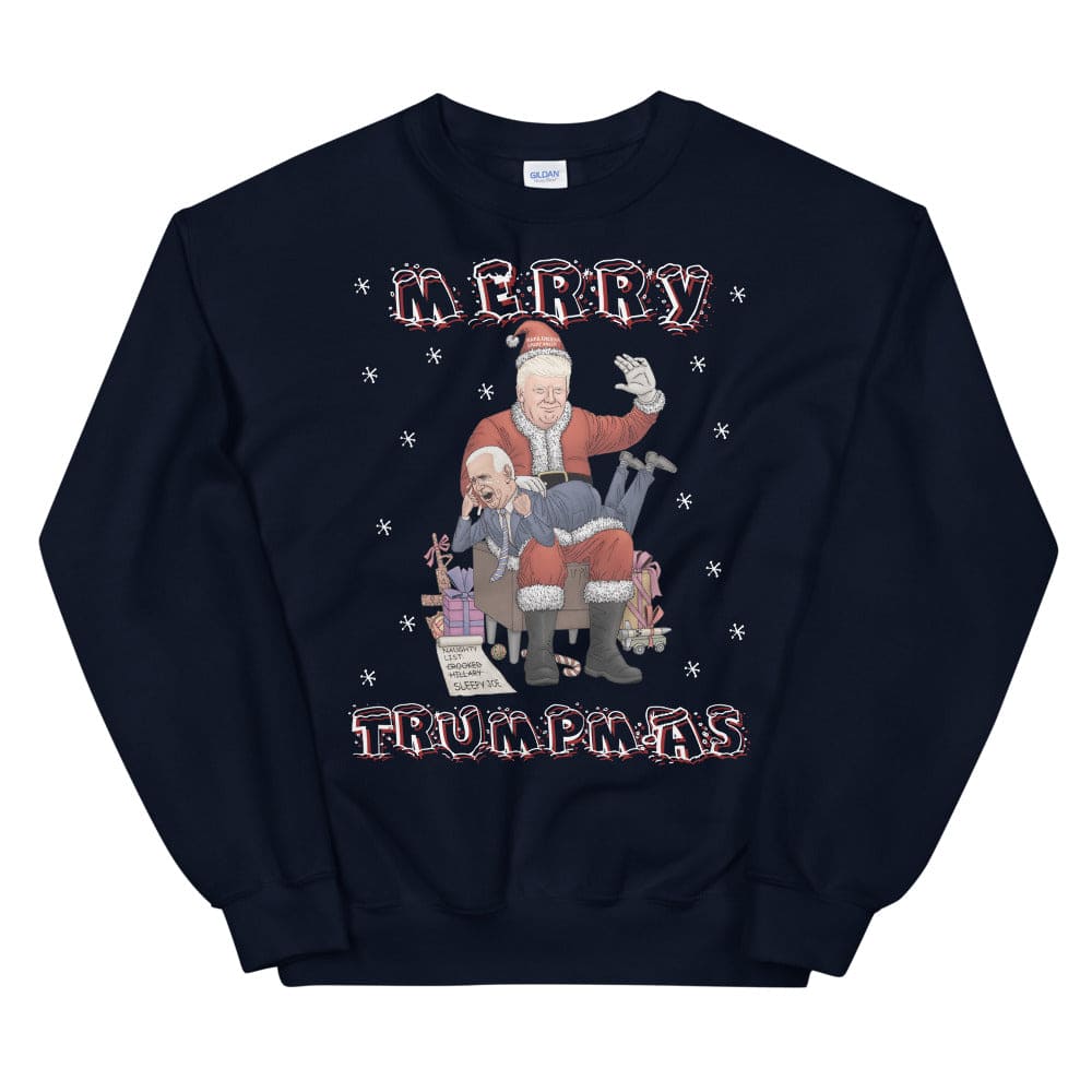 Merry Trumpmas Spanking Brandon Ugly Christmas Sweater - LiberTee Shirts